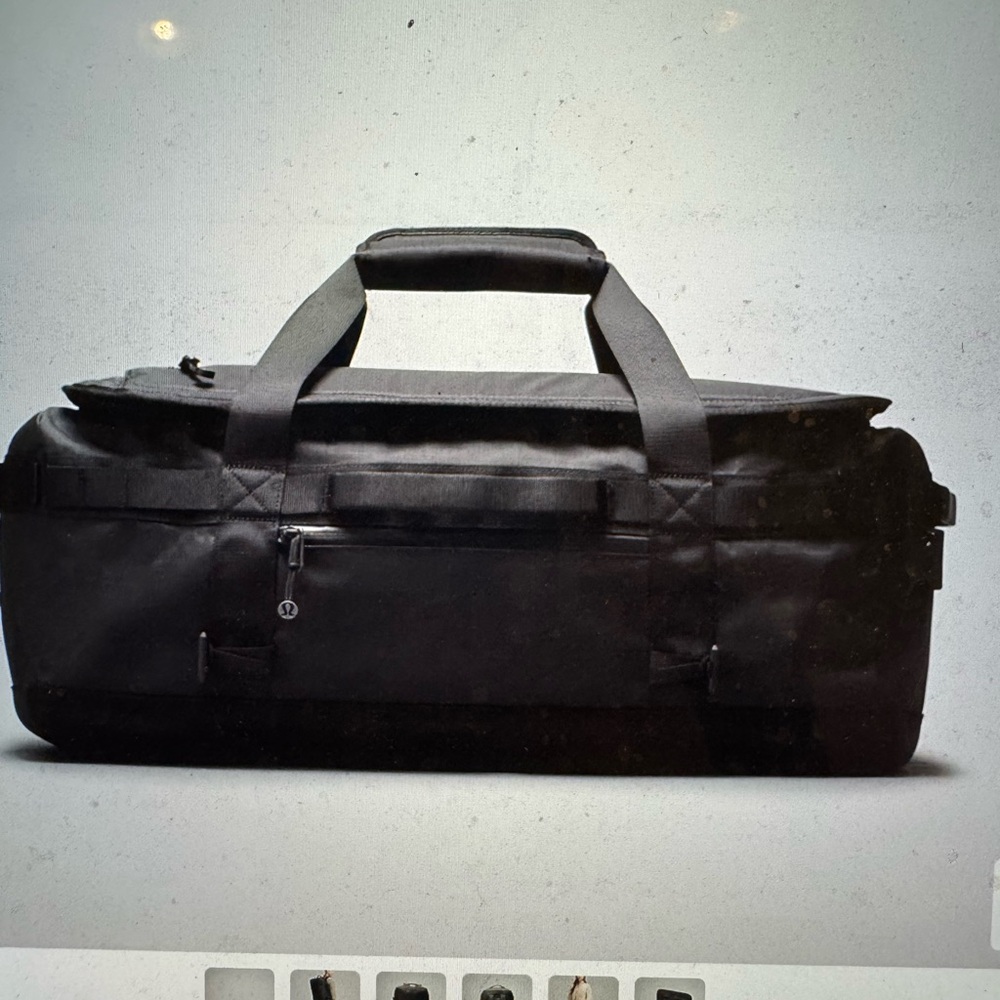 Lululemon Black Duffel / backpack Bag